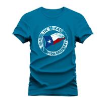 Camiseta T-Shirt Algodão Mácia Confortável Estampada Made In Texas