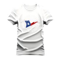 Camiseta T-Shirt Algodão Mácia Confortável Estampada Made In Texas