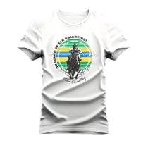 Camiseta T-Shirt Algodão Mácia Confortável Estampada Orgulho De Ser Boiadeiro