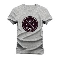 Camiseta T-Shirt Algodão Mácia Confortável Estampada VCY New Style