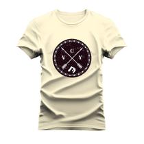 Camiseta T-Shirt Algodão Mácia Confortável Estampada VCY New Style