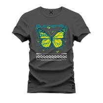 Camiseta T-Shirt Algodão Premium 30.1 Butterfly