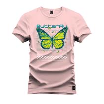 Camiseta T-Shirt Algodão Premium 30.1 Butterfly