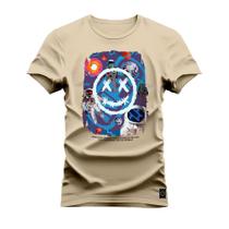 Camiseta T-Shirt Algodão Premium 30.1 Drew Astronauta