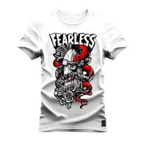 Camiseta T-Shirt Algodão Premium 30.1 FearLess