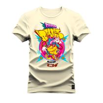 Camiseta T-Shirt Algodão Premium Estampada Bats Som