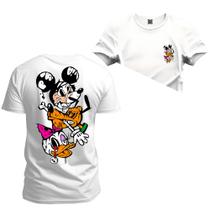 Camiseta T-Shirt Algodão Premium Estampada Caricatura Frente Costas - Nexstar