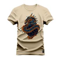 Camiseta T-Shirt Algodão Premium Estampada Cobra Style