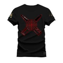 Camiseta T-Shirt Algodão Premium Estampada Fac Cruze