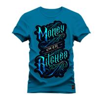 Camiseta T-Shirt Algodão Premium Estampada Money Rilches