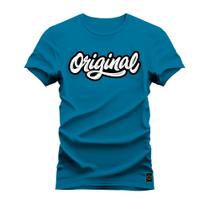 Camiseta T-Shirt Algodão Premium Estampada Original Script
