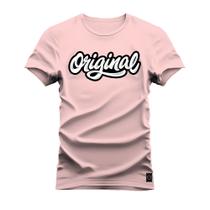 Camiseta T-Shirt Algodão Premium Estampada Original Script