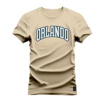 Camiseta T-Shirt Algodão Premium Estampada Orlando