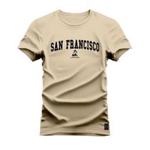 Camiseta T-Shirt Algodão Premium Estampada San Franscisco Style