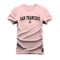 Camiseta T-Shirt Algodão Premium Estampada San Franscisco Style