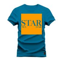 Camiseta T-Shirt Algodão Premium Estampada Star Separation