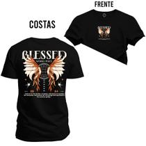 Camiseta T-shirt Algodão Unissex Street Estampada Blessed Style