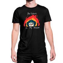 Camiseta T-Shirt Arson is My Passion Algodão