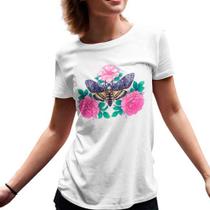 Camiseta T-Shirt Baby Look Feminina Algodão Conforto Estampa