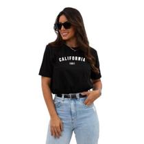 Camiseta T-shirt Básica Unissex Califórnia 100% Algodão