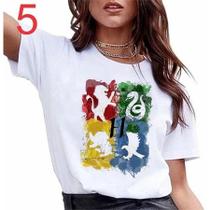 Camiseta T Shirt, Blusa Feminina, Estampa Harry Potter, Filme, Serie, Geek