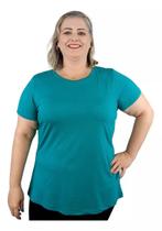 Camiseta T-shirt Blusa Plus Size Feminina Básica - Coalizão Fashion