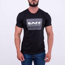Camiseta T-Shirt Boss Estampada Masculina 100% algodão