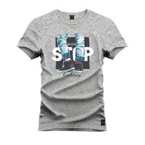 Camiseta T-Shirt Confortável Estampada Never Stop