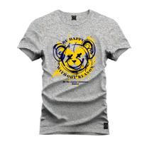 Camiseta T-Shirt Confortável Estampada Urso Ex Espadachin