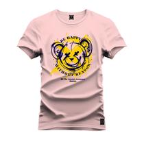 Camiseta T-Shirt Confortável Estampada Urso Ex Espadachin