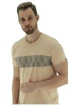 Camiseta T-SHIRT Coral Masculina Venere - Confeccionada em Algodão e Elastano Camiseta T-SHIRT Coral Masculina Venere - Confeccionada em Algodão e Elastano