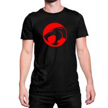 Camiseta T-Shirt Desenho Retrô Thundercats Logo Algodão