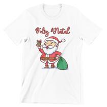 Camiseta T-Shirt Feliz Natal em Família Boas Festas Branca