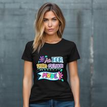 Camiseta T-shirt femenina modelo baby look Estampadas
