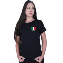 Camiseta T-shirt Feminina BAby Look Italy País Itália