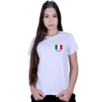 Camiseta T-shirt Feminina BAby Look Italy País Itália