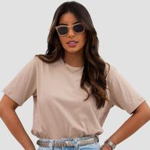 Camiseta T-Shirt Feminina Blusa Lisa Básica 100% Algodão