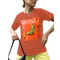 Camiseta T-Shirt Feminina de Algodão Banana Wild - NathaliaBrand
