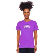 Camiseta T-Shirt Feminina Ecko Estampada Targ Roxa J443A