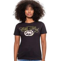 Camiseta T-Shirt Feminina Ecko Goi Preta J820A Preto