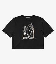 Camiseta T-shirt Feminina Endless Preto Camiseta T-shirt Feminina Endless Preto