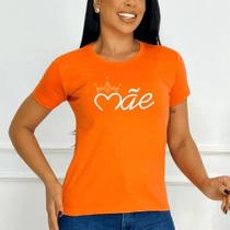 Camiseta T-shirt Feminina Estampada Dia Das Mães Rainha 100% Algodão Moda Premium Camiseta T-shirt Feminina Estampada Dia Das Mães Rainha 100% Algodão Moda Premium