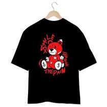 Camiseta T-shirt Feminina Estampada URSO VIOLENTO