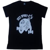 Camiseta T-Shirt feminina Goz Spirit preta Model Bomb