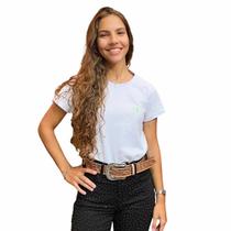 Camiseta T-Shirt Feminina Lisa Básica Os Boiadeiros Original Várias Cores 100% Algodão Fresca P/ Verão Camiseta T-Shirt Feminina Lisa Básica Os Boiadeiros Original Várias Cores 100% Algodão Fresca P/ Verão