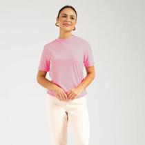 Camiseta T-Shirt Feminina Manga Curta Básica da Cativa