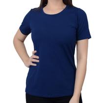 Camiseta T-Shirt Feminina Olho Fatal Viscose Azul Storm 7600