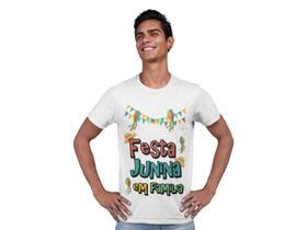 Camiseta T-Shirt Festa Junina em Família Branca
