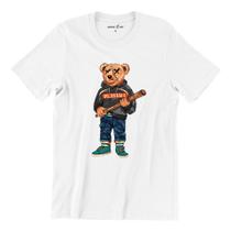 Camiseta T-shirt Gola Redonda Unissex Algodão Urso Teddy Tech