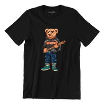 Camiseta T-shirt Gola Redonda Unissex Algodão Urso Teddy Tech